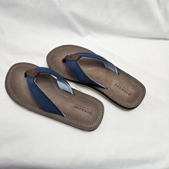 Dockers Men's Blue Casual Flip Flop Sandals Size 8 - Picture 1 of 5
